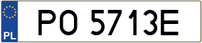 Truck License Plate
